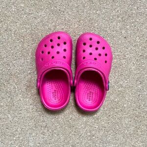 Fuschia Toddler Crocs